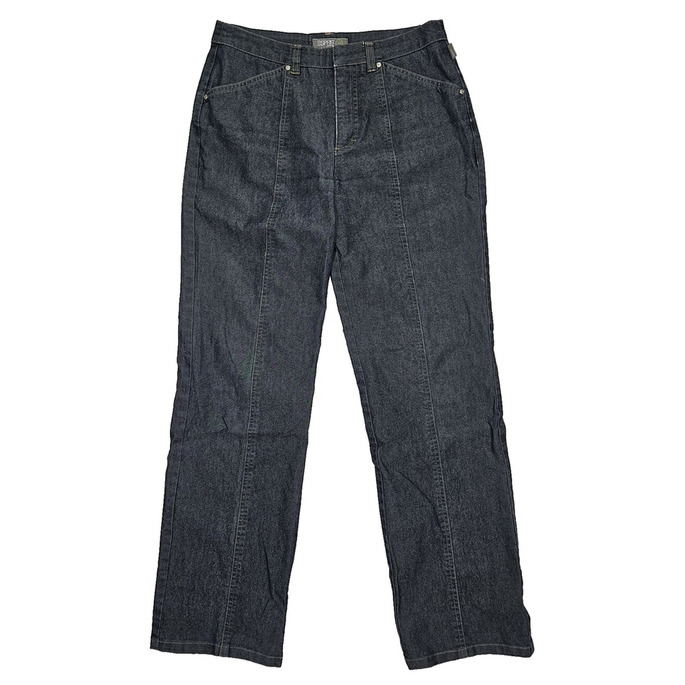 Vintage Esprit Womens Pants 8 Straight Leg Cotton Blend Flat Front Y2K *FLAWS*